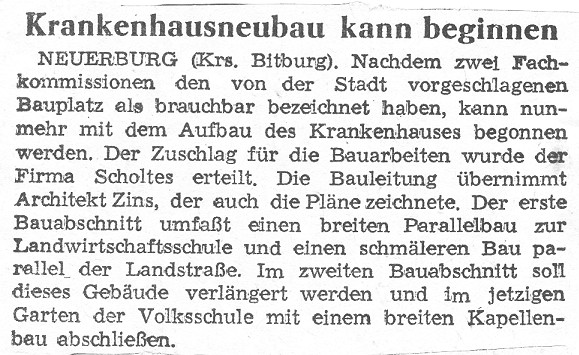 Krankenhausneubau kann beginnen