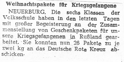 Weihnachtspakete